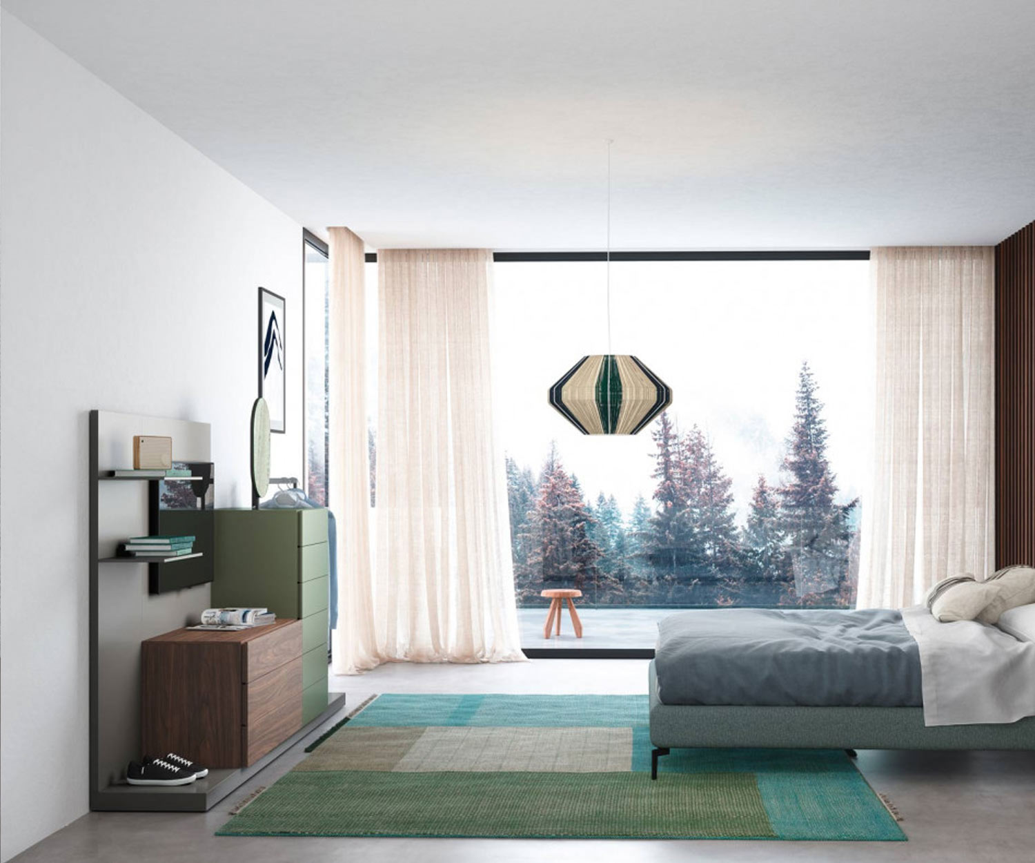 Moderne Novamobili Designer Kommode Easy 9 im Schlafzimmer Moderne Novamobili Designer Kommode Easy 9 im Schlafzimmer