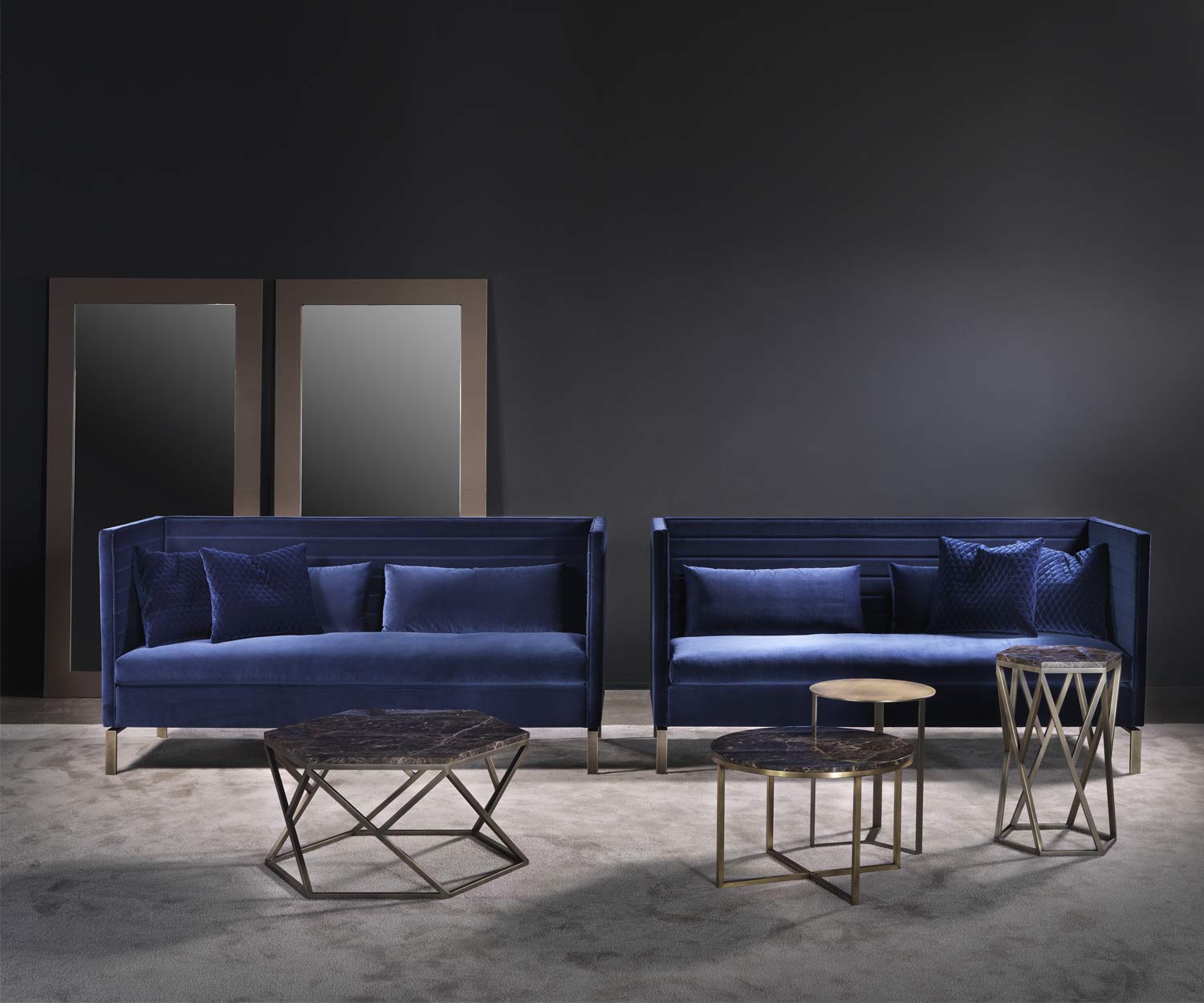 Canapé design moderne Marelli pour le salon Lounge