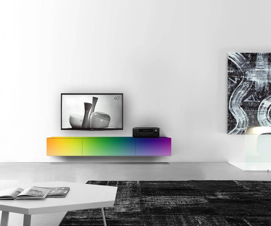 /Design Lowboard Wand B210 H33 5 matt RAL /Design Lowboard Wand B210 H33 5 matt RAL