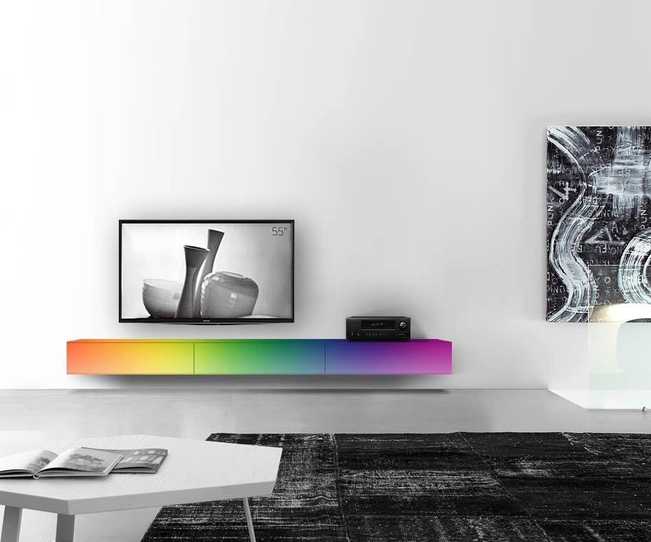 /Design Lowboard mur B270 H25 5 mat RAL /Design Lowboard mur B270 H25 5 mat RAL