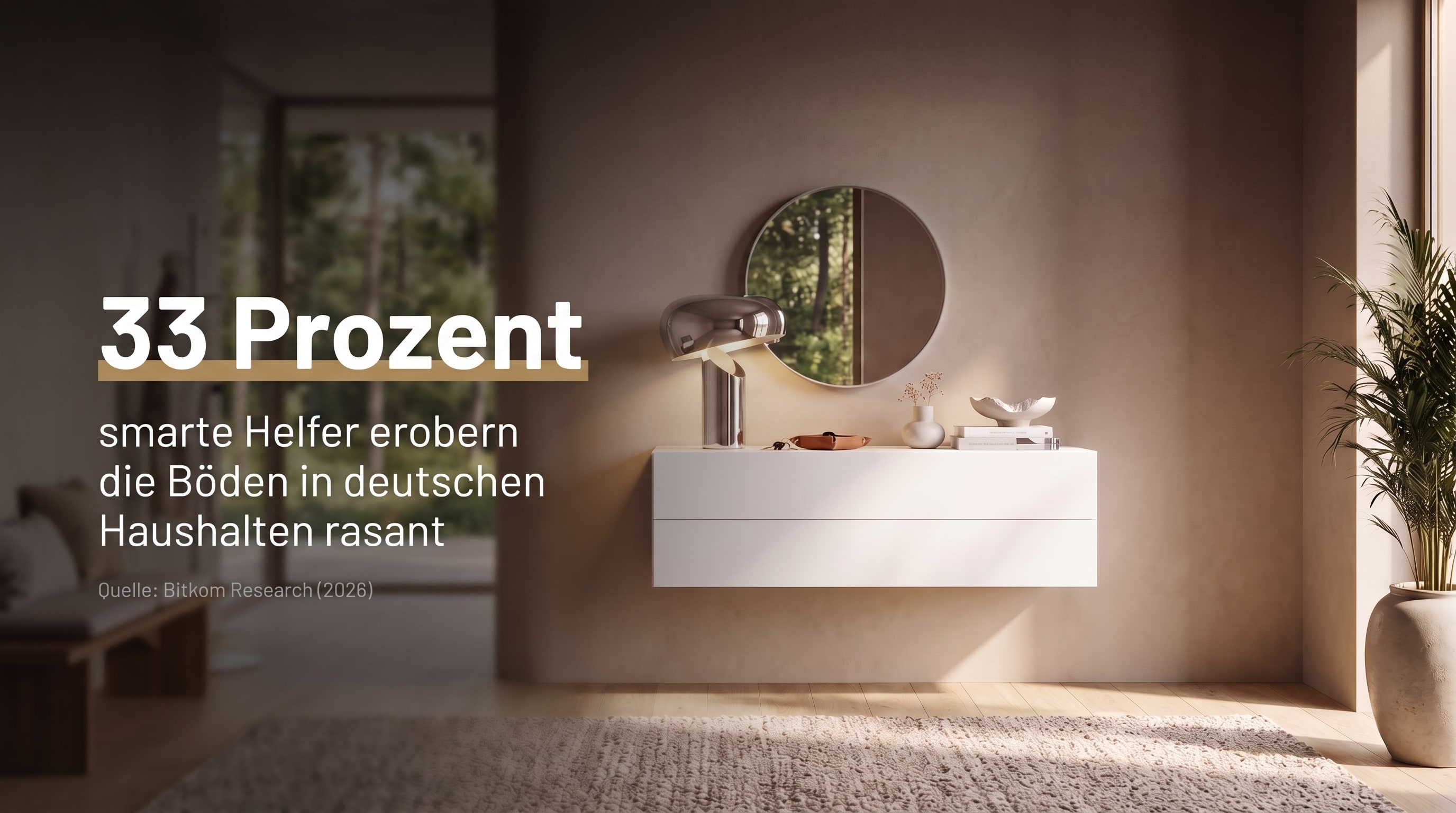 33 Prozent – smarte Helfer erobern die Böden in deutschen Haushalten rasant