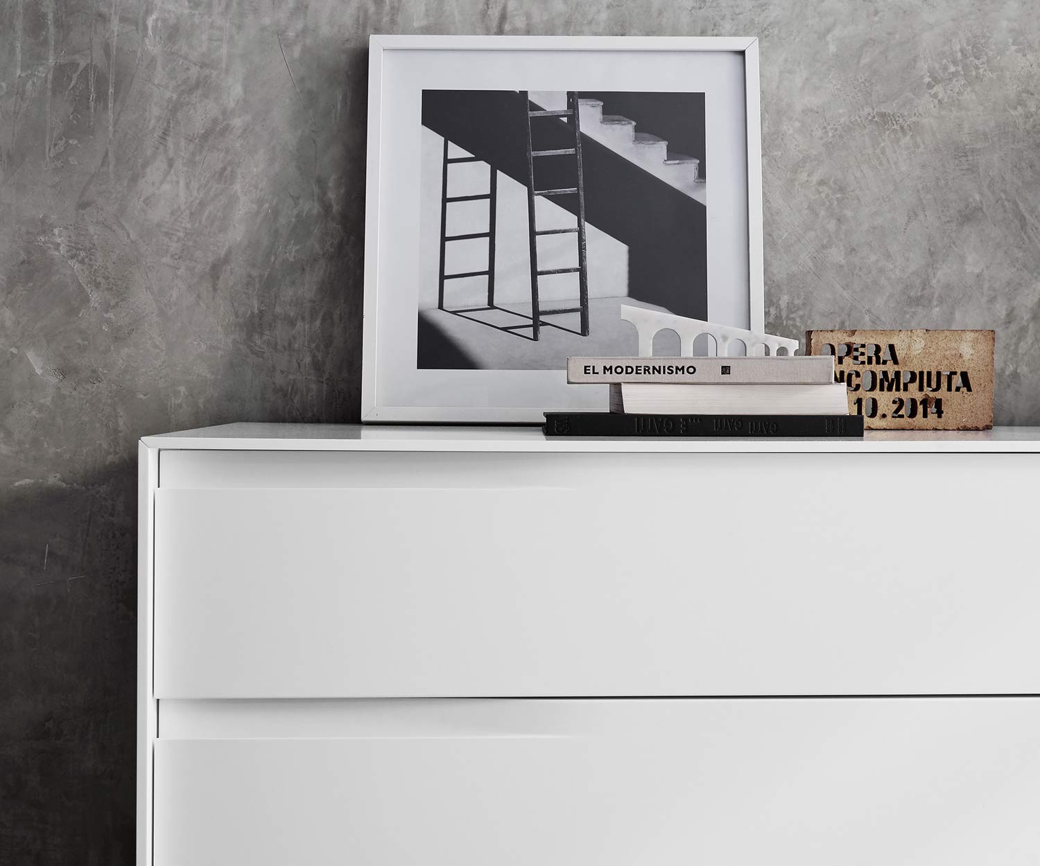 Hochwertiges Livitalia Vela Design Sideboard in Weiß Matt Hochwertiges Livitalia Vela Design Sideboard in Weiß Matt