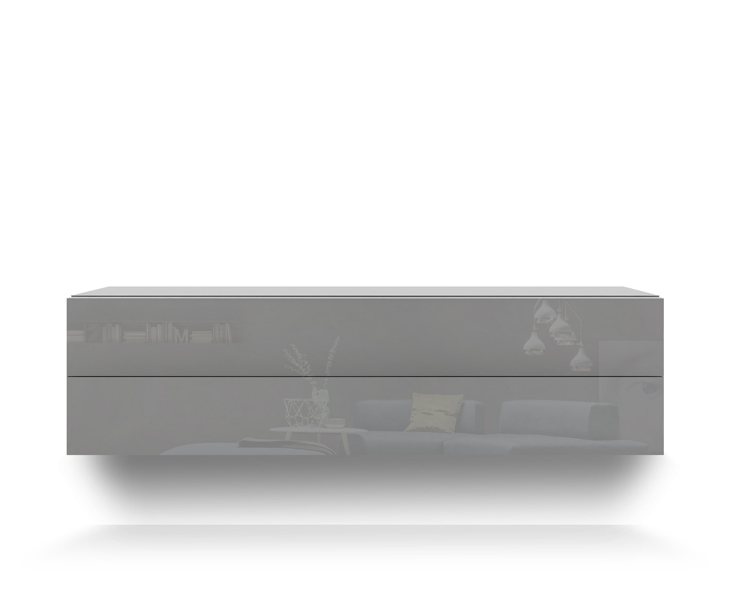 Novamobili Hängekommode Easy 2er B128 hellgrau430 Novamobili Hängekommode Easy 2er B128 hellgrau430