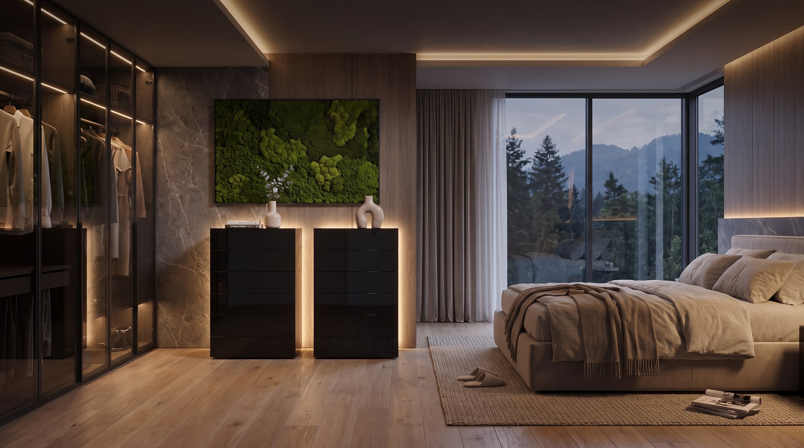 Commode noire : Le secret des designers pour un contraste Pinterest