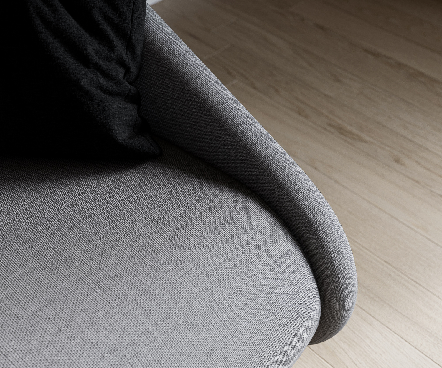 Fauteuil-lit design de haute qualité Prostoria Up Lift en noir dans le salon Fauteuil-lit design de haute qualité Prostoria Up Lift en noir dans le salon