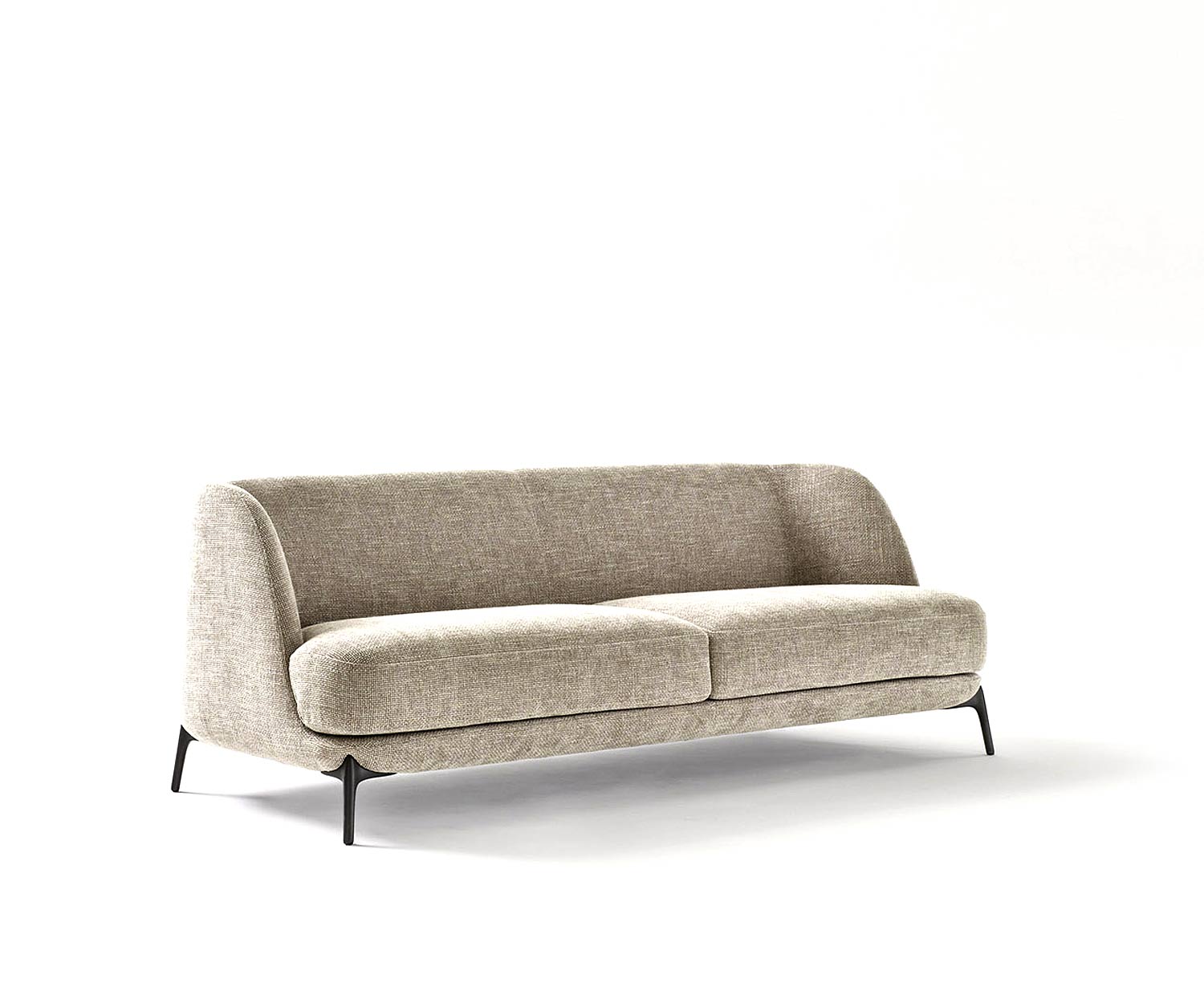 Novamobili Design Sofa Velvet mit Kaltschaumpolsterung Novamobili Design Sofa Velvet mit Kaltschaumpolsterung