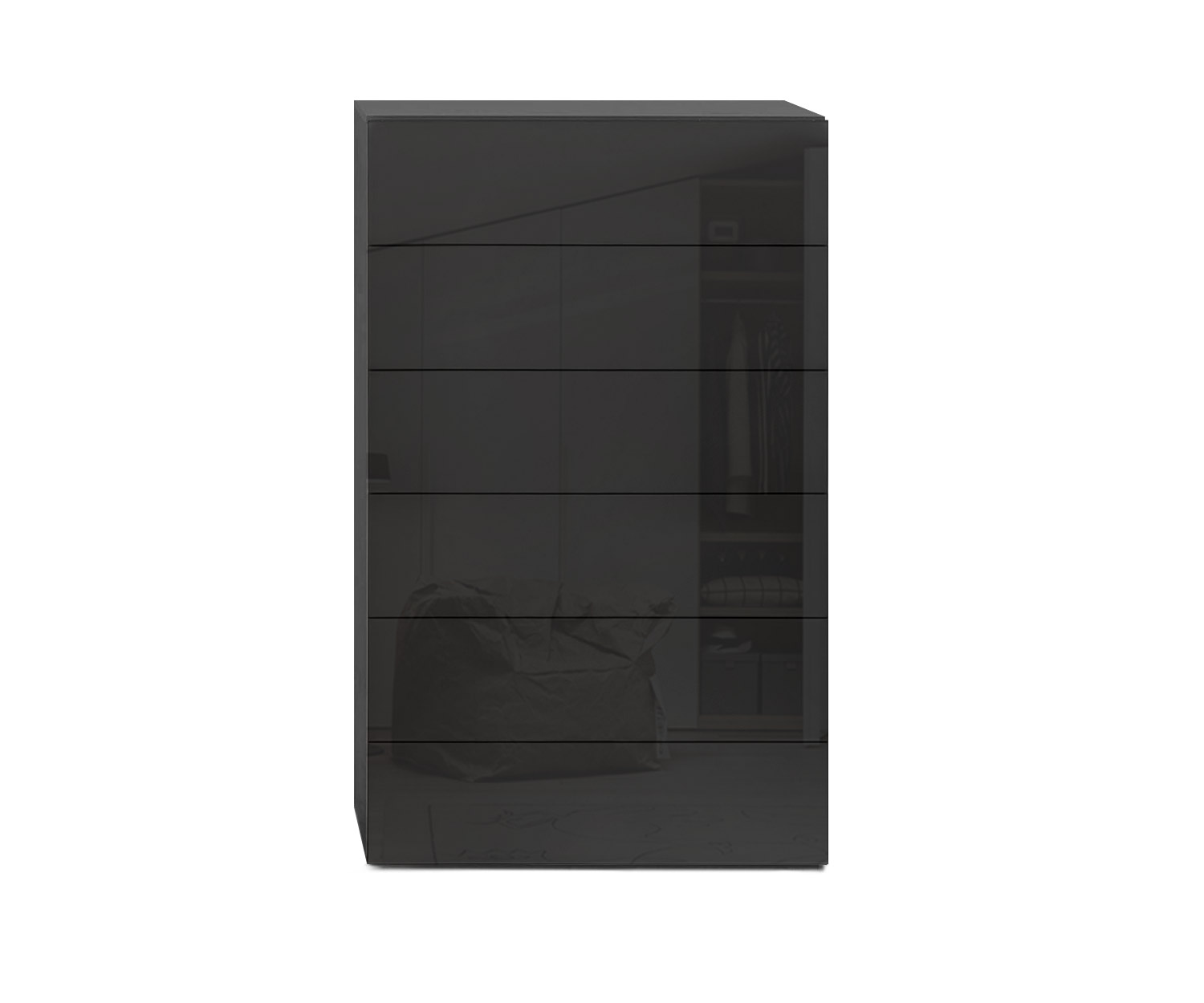 Novamobili Commode Easy 6 places B64 noir418 Novamobili Commode Easy 6 places B64 noir418