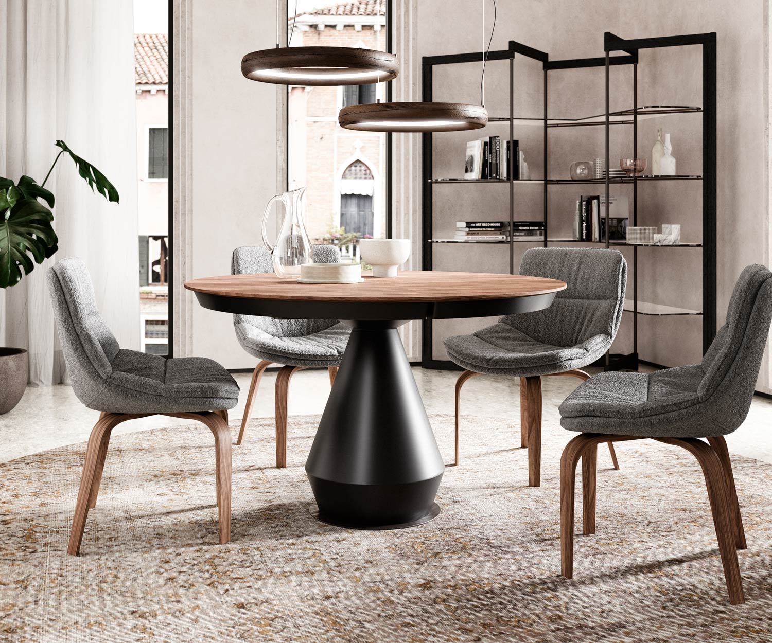 Ozzio LYcos T203 Pied de table Ozzio LYcos T203 Pied de table