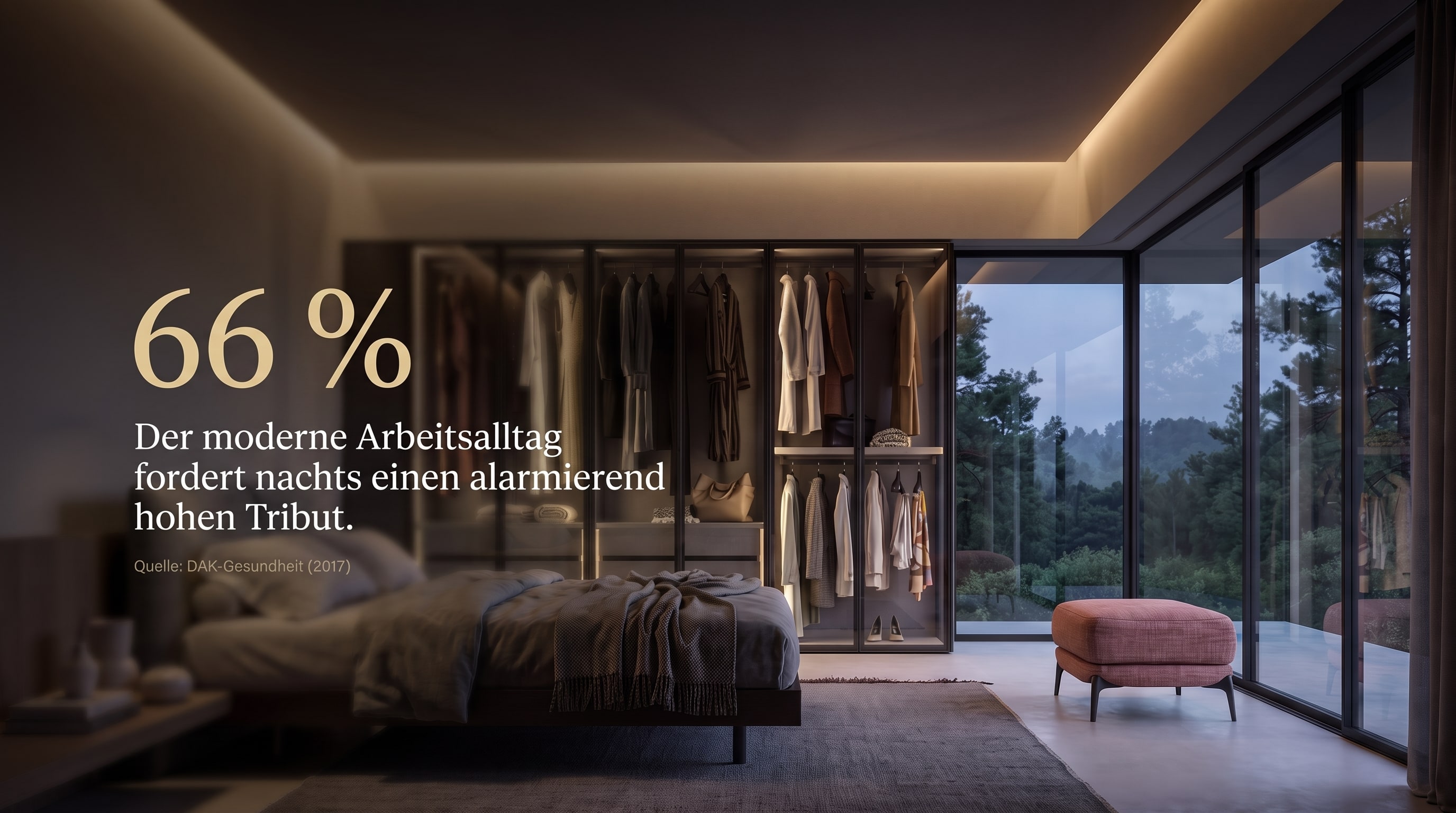 66 % &ndash; La vie professionnelle moderne exige un tribut alarmant la nuit.