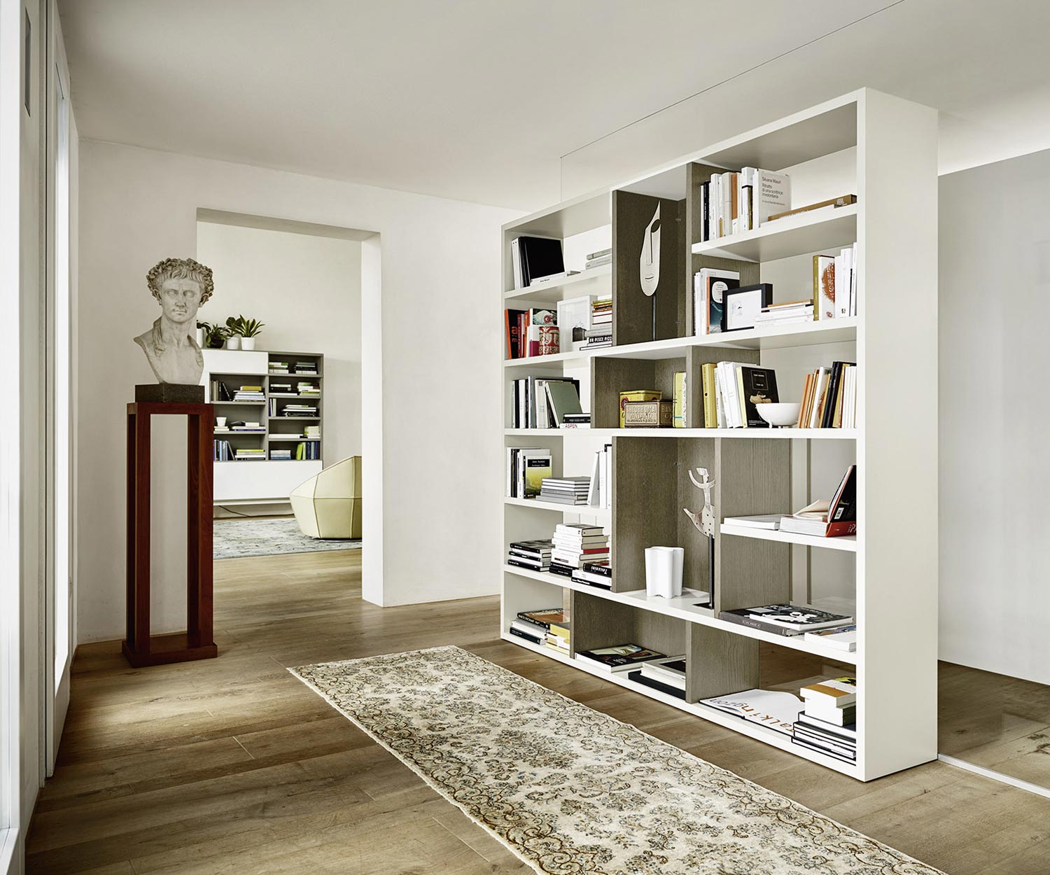 Haute qualité Livitalia Design Séparation de pièce Bibliothèque C87 Haute qualité Livitalia Design Séparation de pièce Bibliothèque C87