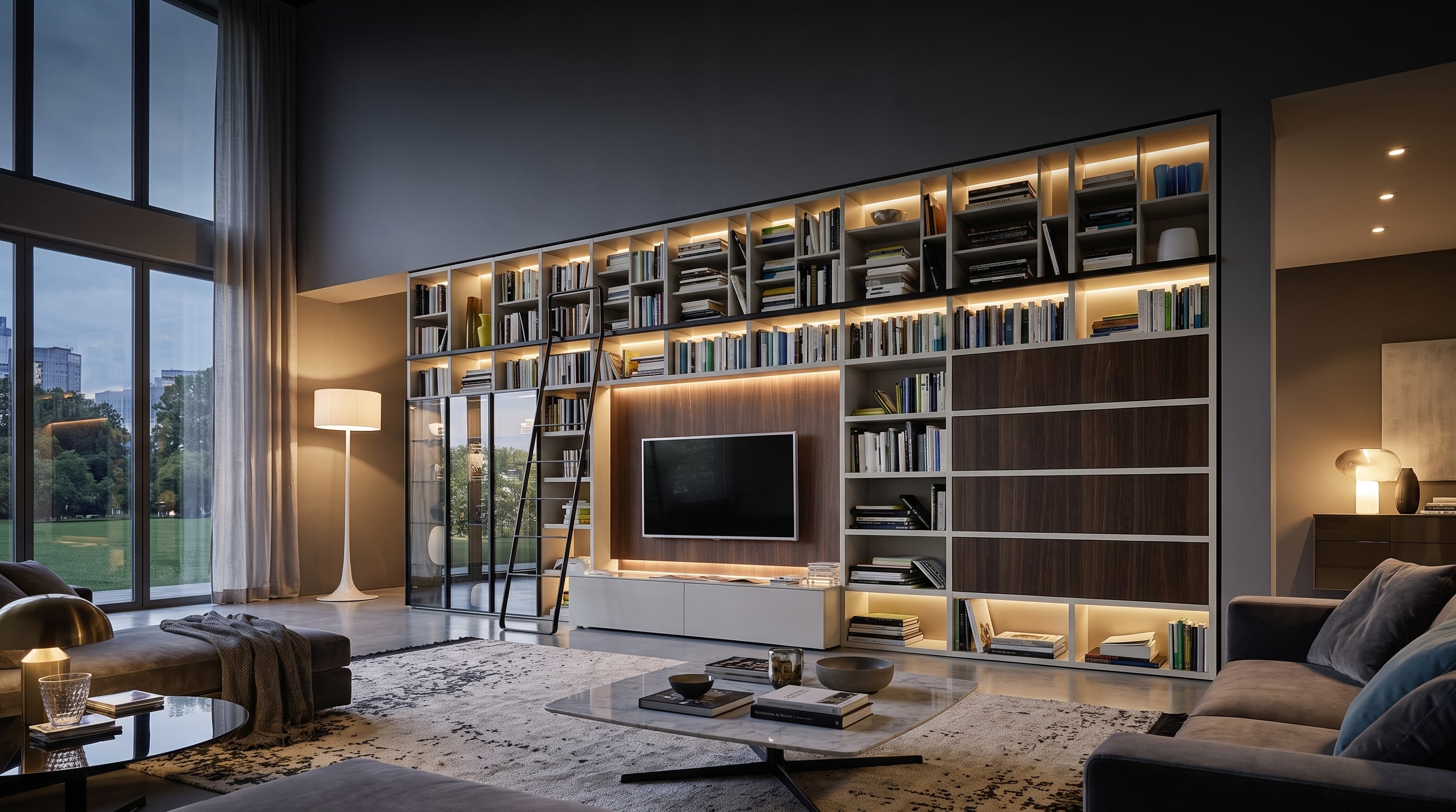 Räume mit hohen Decken einrichten: 14 Wohnzimmer-Ideen, die Weite wohnlich machen