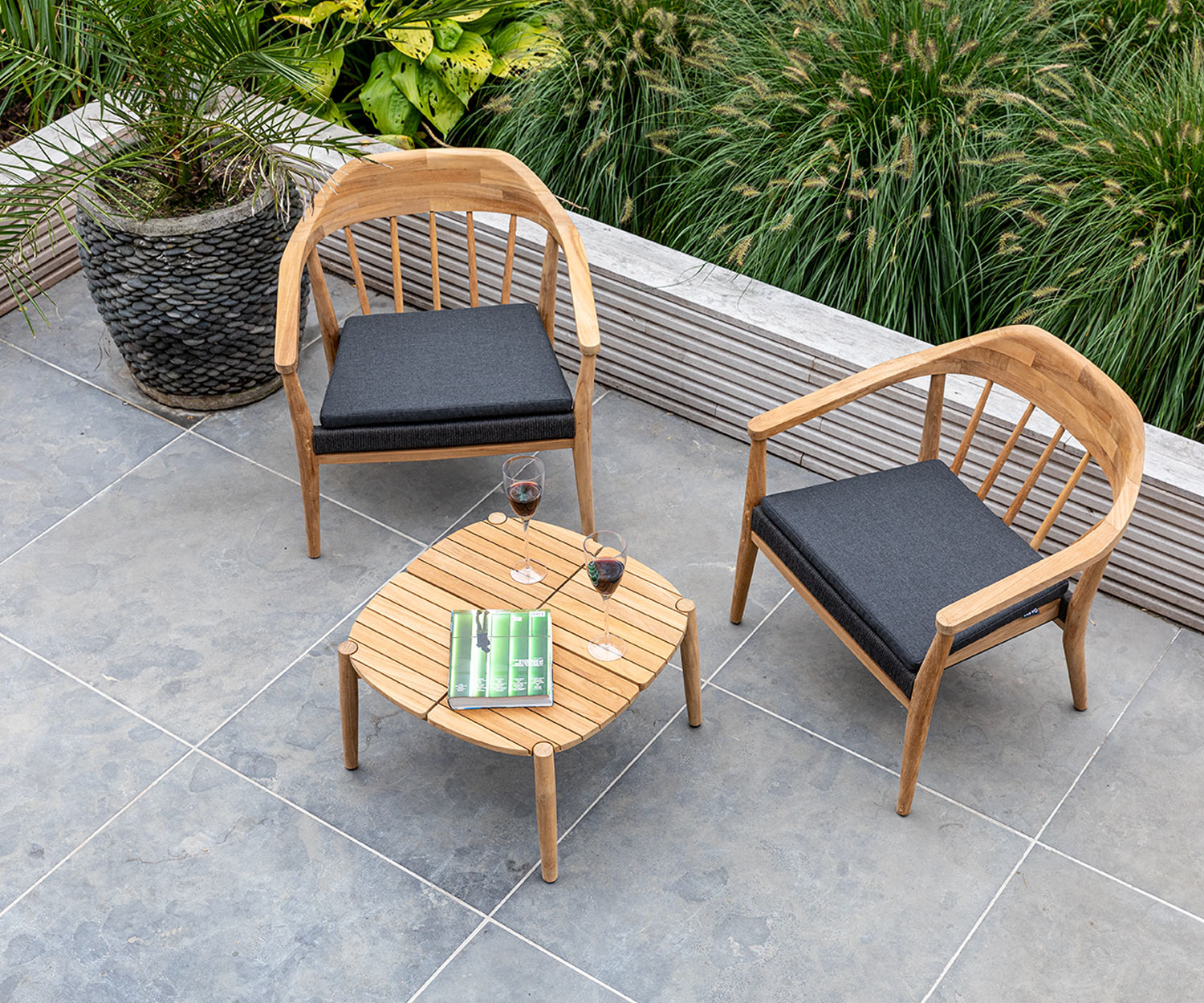 Rechteckiger Copenhagen Garten Tisch von Oasiq mit Copenhagen Stühlen Rechteckiger Copenhagen Garten Tisch von Oasiq mit Copenhagen Stühlen