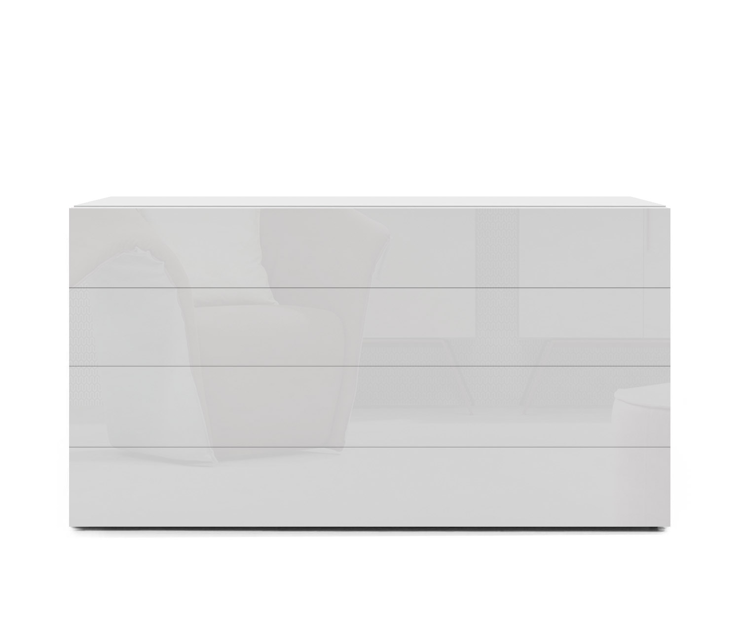 Novamobili Commode Easy 4er B128 blanc400 Novamobili Commode Easy 4er B128 blanc400