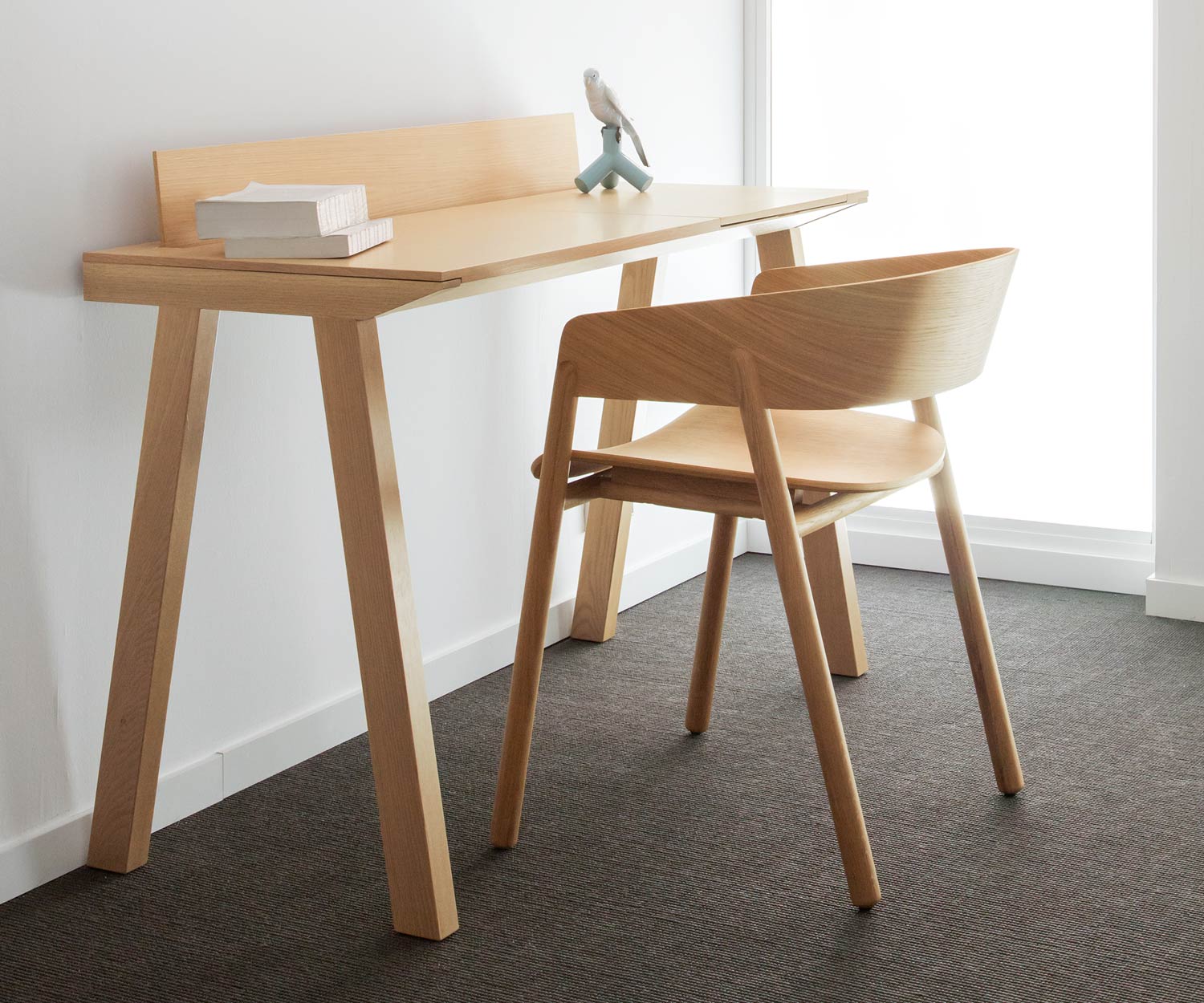 Punt Design Massivholzstuhl Mava Sekretär Bürostuhl Punt Design Massivholzstuhl Mava Sekretär Bürostuhl