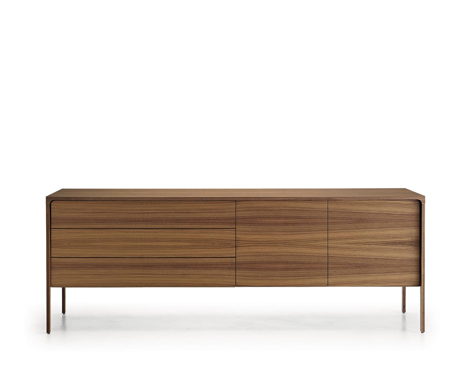 Punt Buffet Tactile Tactile Noyer Tactile B 205 3 tiroirs + 2 portes Punt Buffet Tactile Tactile Noyer Tactile B 205 3 tiroirs + 2 portes