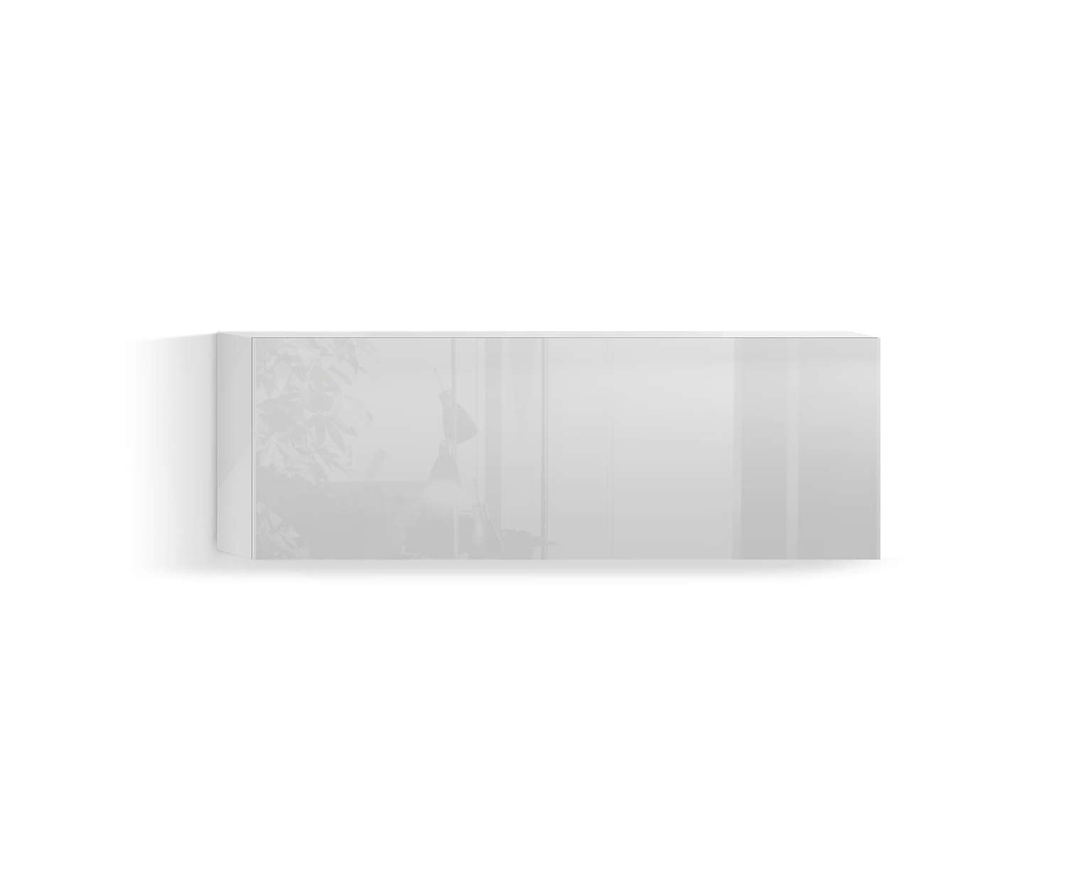Design Wohnzimmer Hängeschrank Horizontal H32 B90 oben weiss400 Design Wohnzimmer Hängeschrank Horizontal H32 B90 oben weiss400