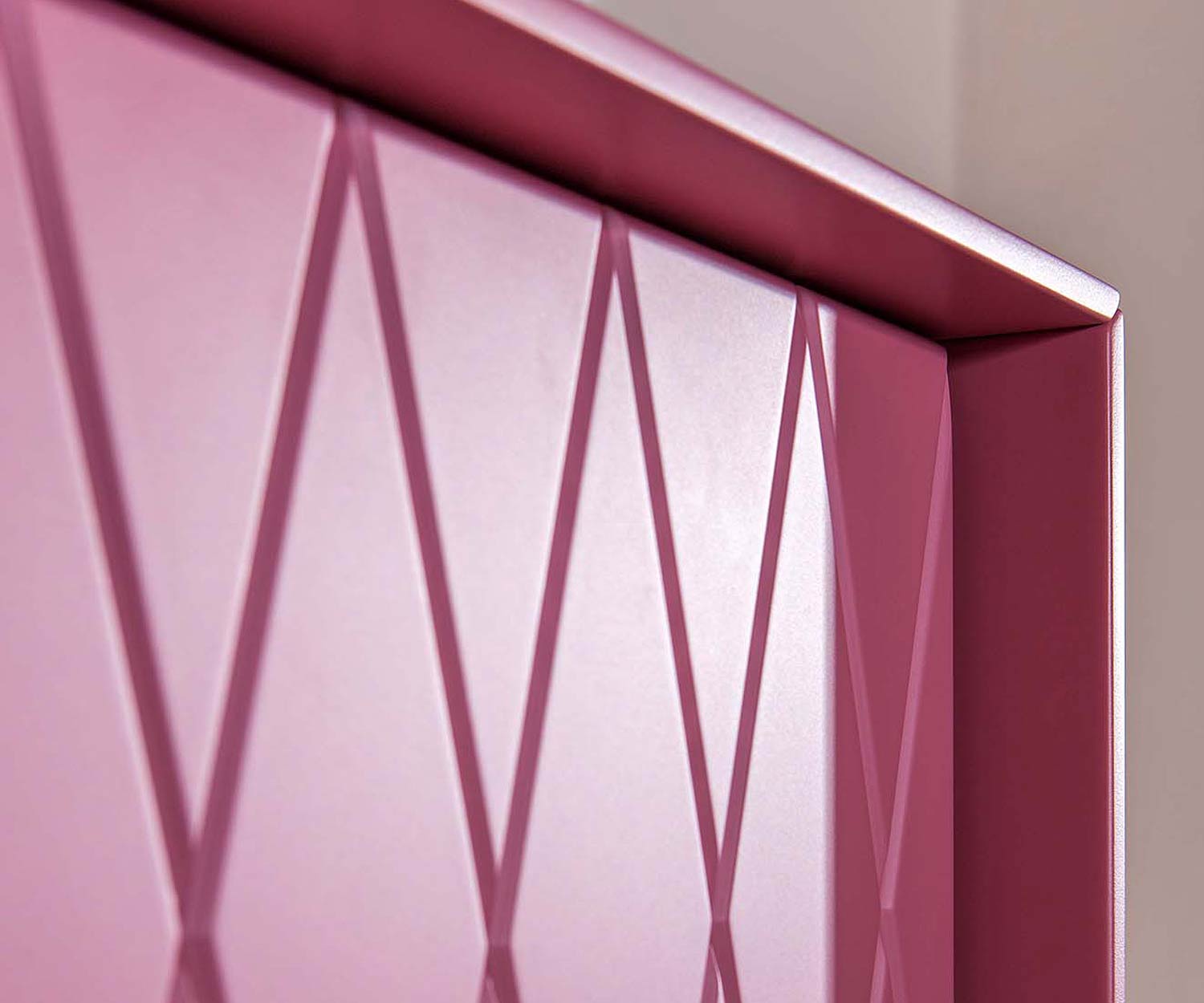 Hochwertiges al2 Design Highboard e klipse 009 Pink Details Rautenmuster