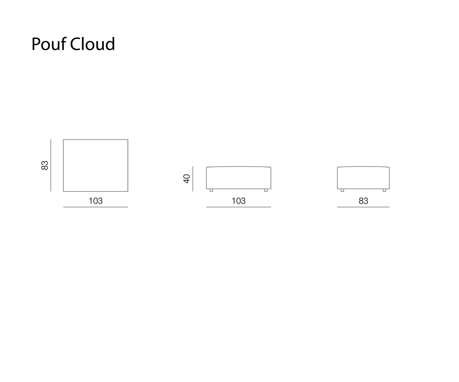 Prostoria Designer Pouf Skizze Größen Größenangaben Maße Prostoria Designer Pouf Skizze Größen Größenangaben Maße