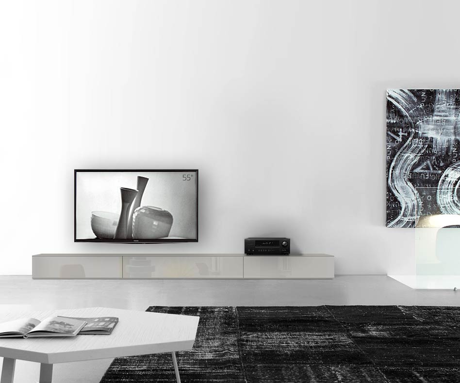 /Design Lowboard Boden B300 H27 glanz hellgrau /Design Lowboard Boden B300 H27 glanz hellgrau