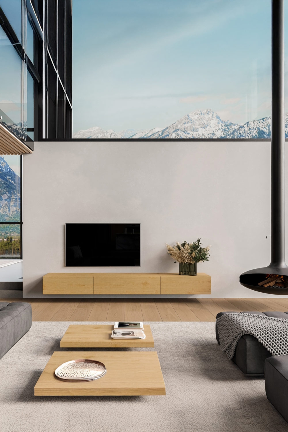 wohnzimmer-in-naturtoenen-mit-lowboard-und-couchtischen-in-holznuancen