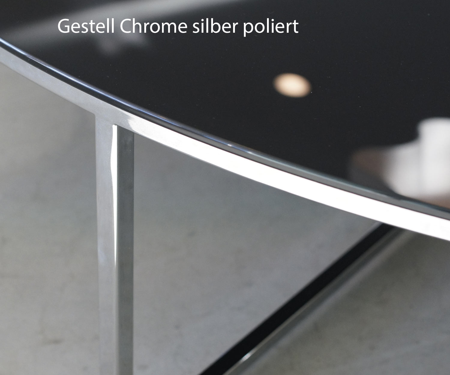 Giulio Marelli Couchtisch Frame Silber Chrome Giulio Marelli Couchtisch Frame Silber Chrome