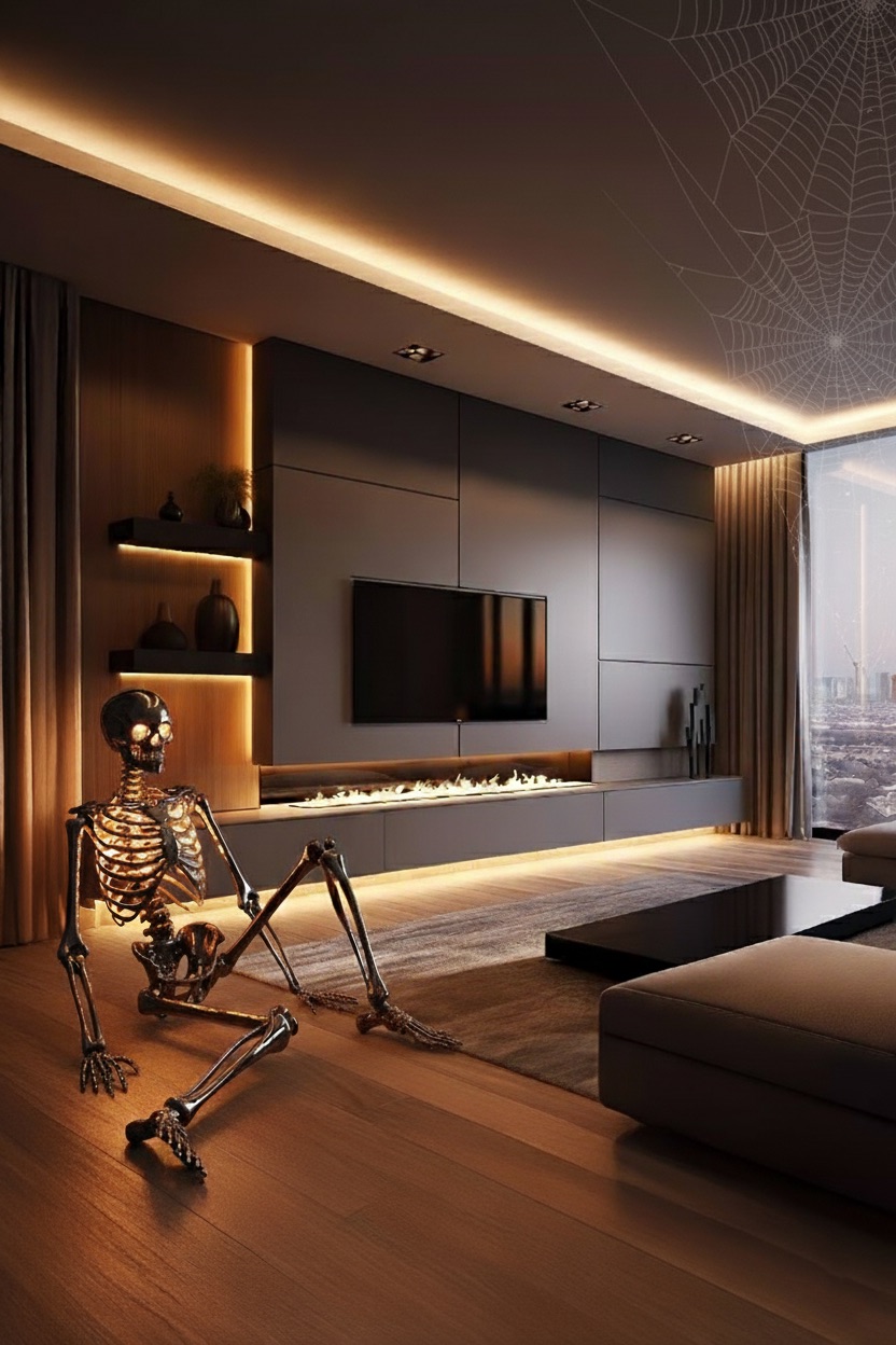 salon-halloween-avec-squelette-lumineux