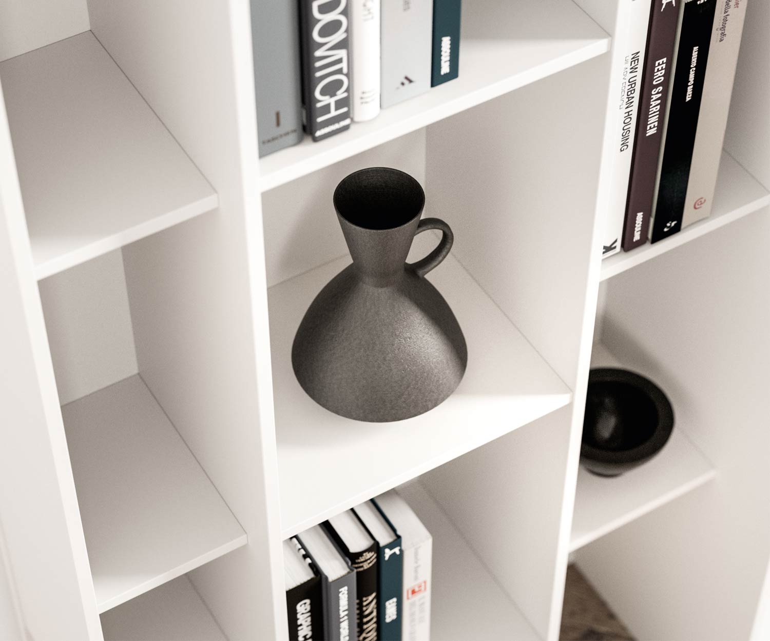 Ozzio Byblos X026 Étagère à livres image détaillée Ozzio Byblos X026 Étagère à livres image détaillée