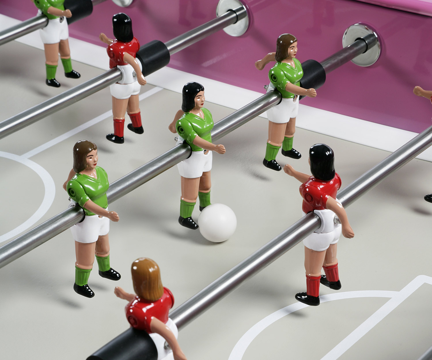 RS Barcelona Tischkicker RS#2 Detail Spielerfiguren 2 Beine RS Barcelona Tischkicker RS#2 Detail Spielerfiguren 2 Beine
