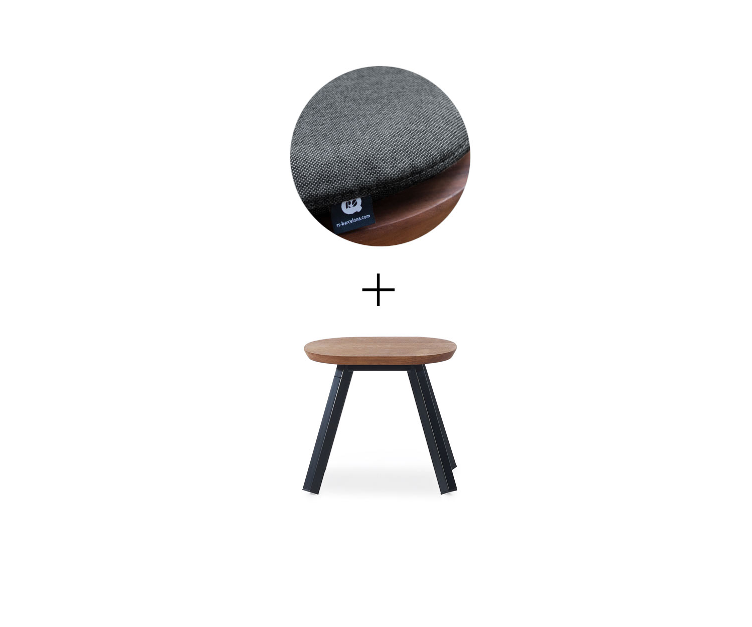RS Barcelona Banc de Ping Pong Noir 2x L50 cm Noir Extérieur RS Barcelona Banc de Ping Pong Noir 2x L50 cm Noir Extérieur