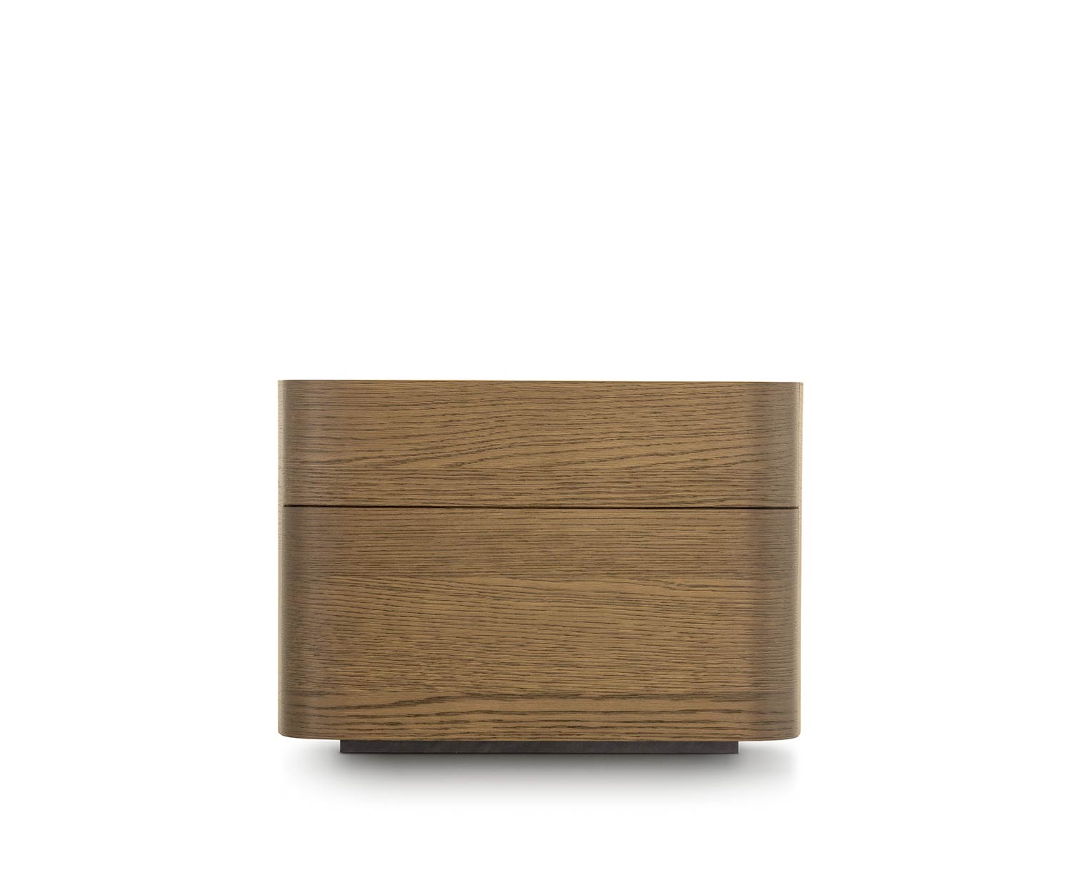 Novamobili Table de nuit Norman 2 tiroirs chêne Miele N02 Novamobili Table de nuit Norman 2 tiroirs chêne Miele N02