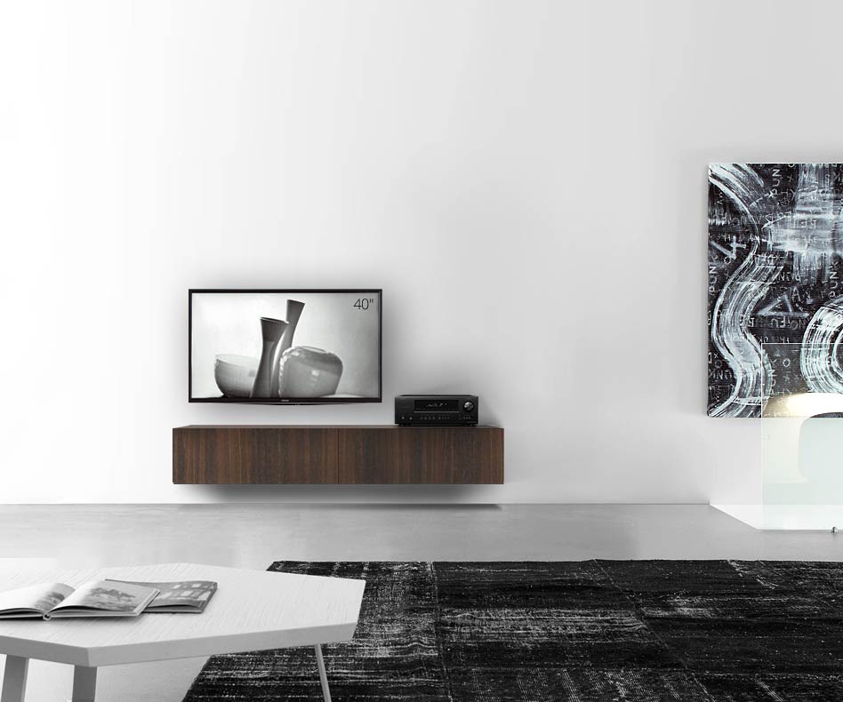 Livitalia Holz Design Lowboard Konfigurator Wand 180 cm 32 cm 56 cm Eiche braun Livitalia Holz Design Lowboard Konfigurator Wand 180 cm 32 cm 56 cm Eiche braun