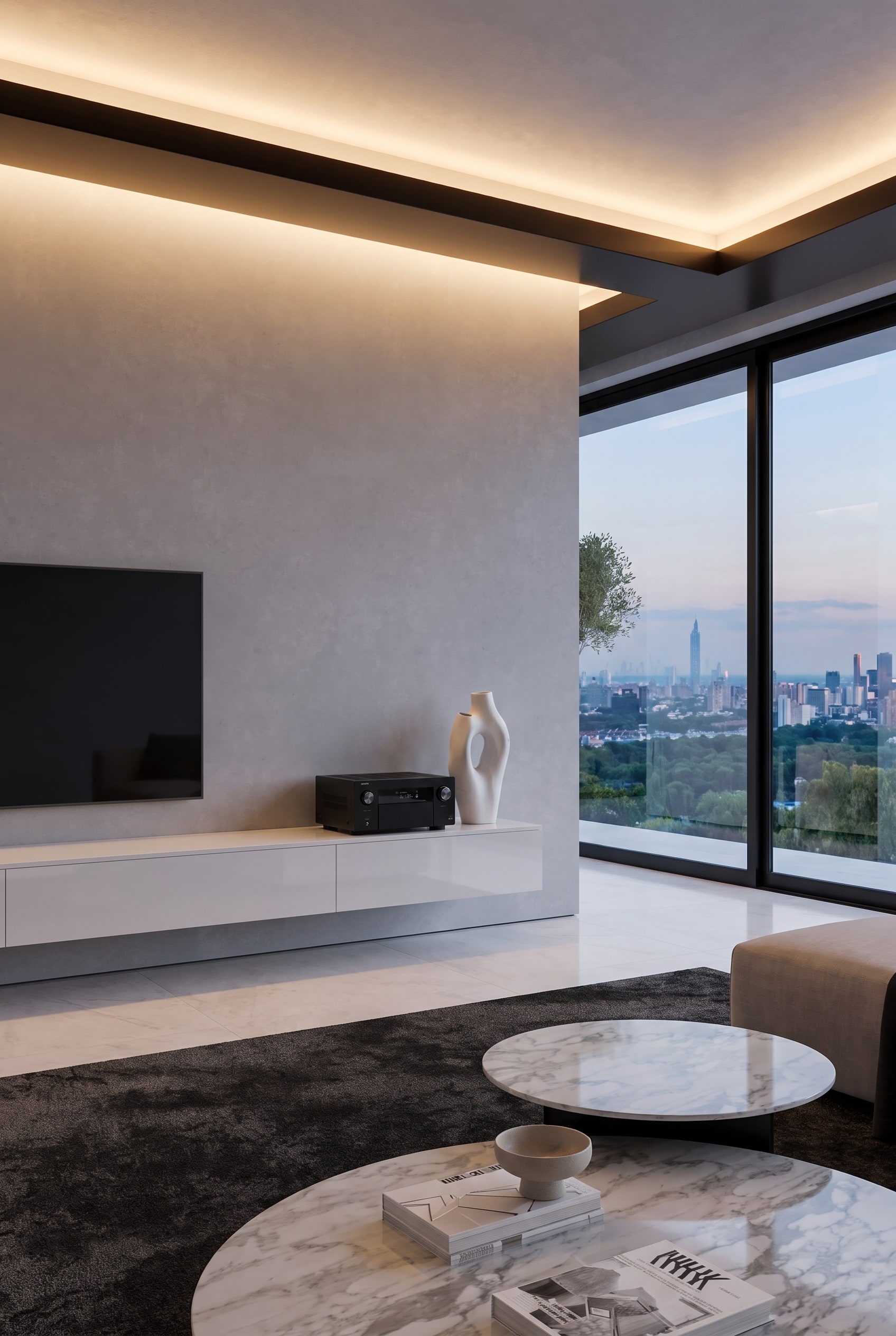 Salon moderne de style 