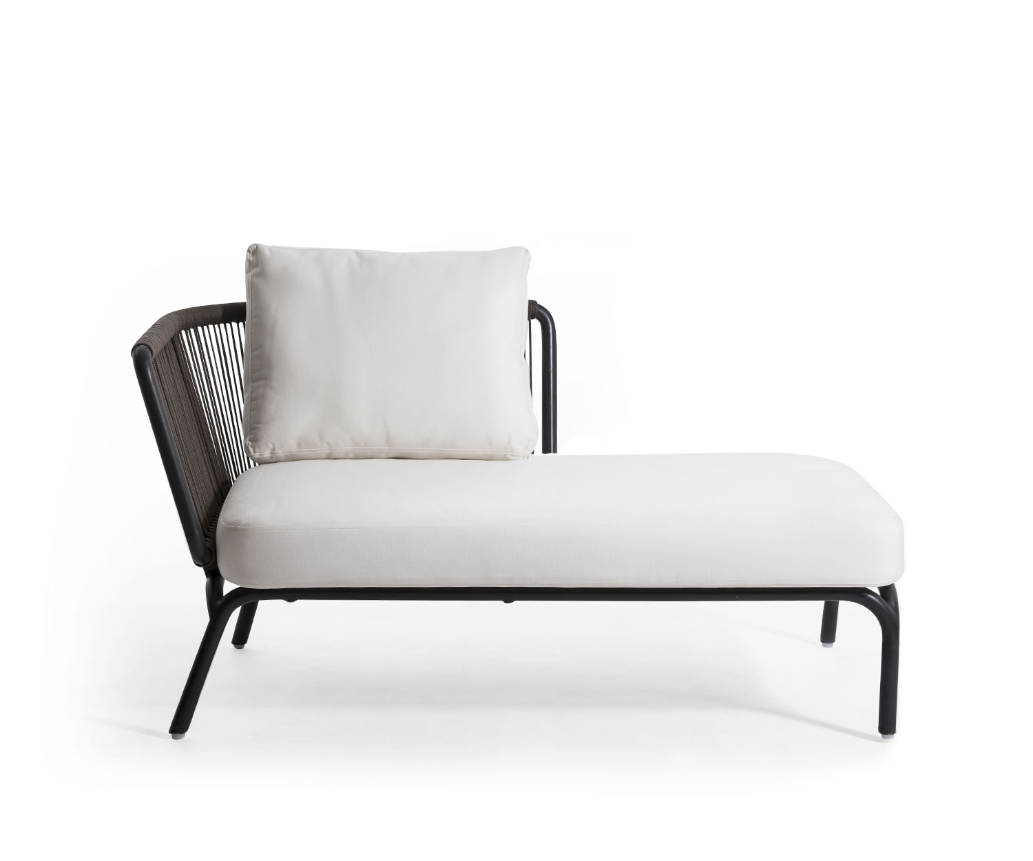 Oasiq Yland Chaise longue 2 places Canapé avec cadre en aluminium anthracite Oasiq Yland Chaise longue 2 places Canapé avec cadre en aluminium anthracite