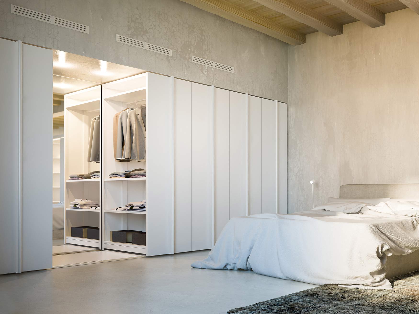 Verschiebarer Design Kleiderschank Verschiebarer Design Kleiderschank