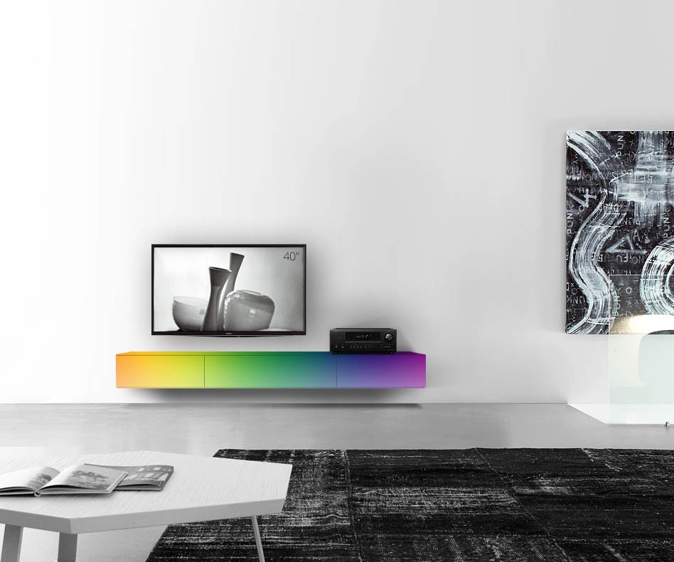 /Design Lowboard mur B210 H25 5 mat RAL /Design Lowboard mur B210 H25 5 mat RAL