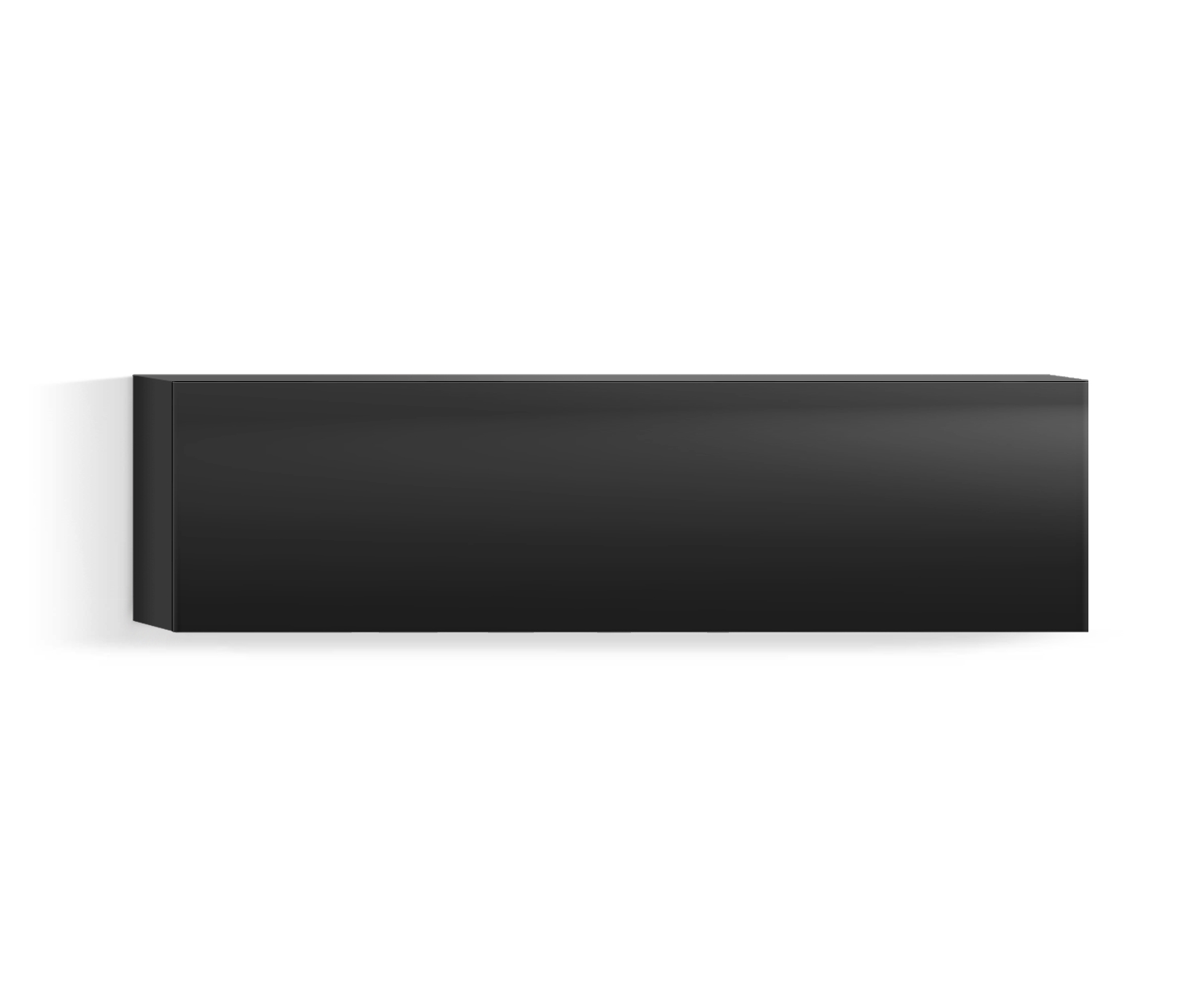 Design Salon Armoire suspendue Horizontal H32 L120 en bas noir318
