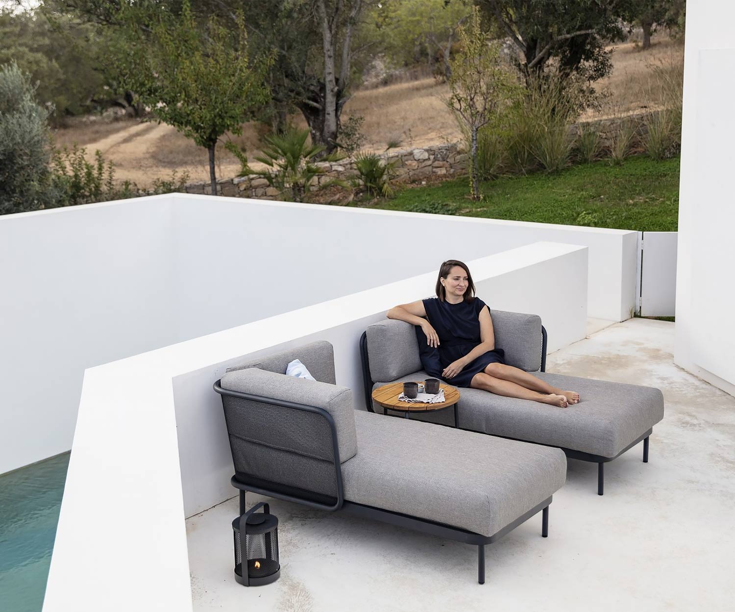 Moderne Todus Baza design modulaire Canapé de jardin
