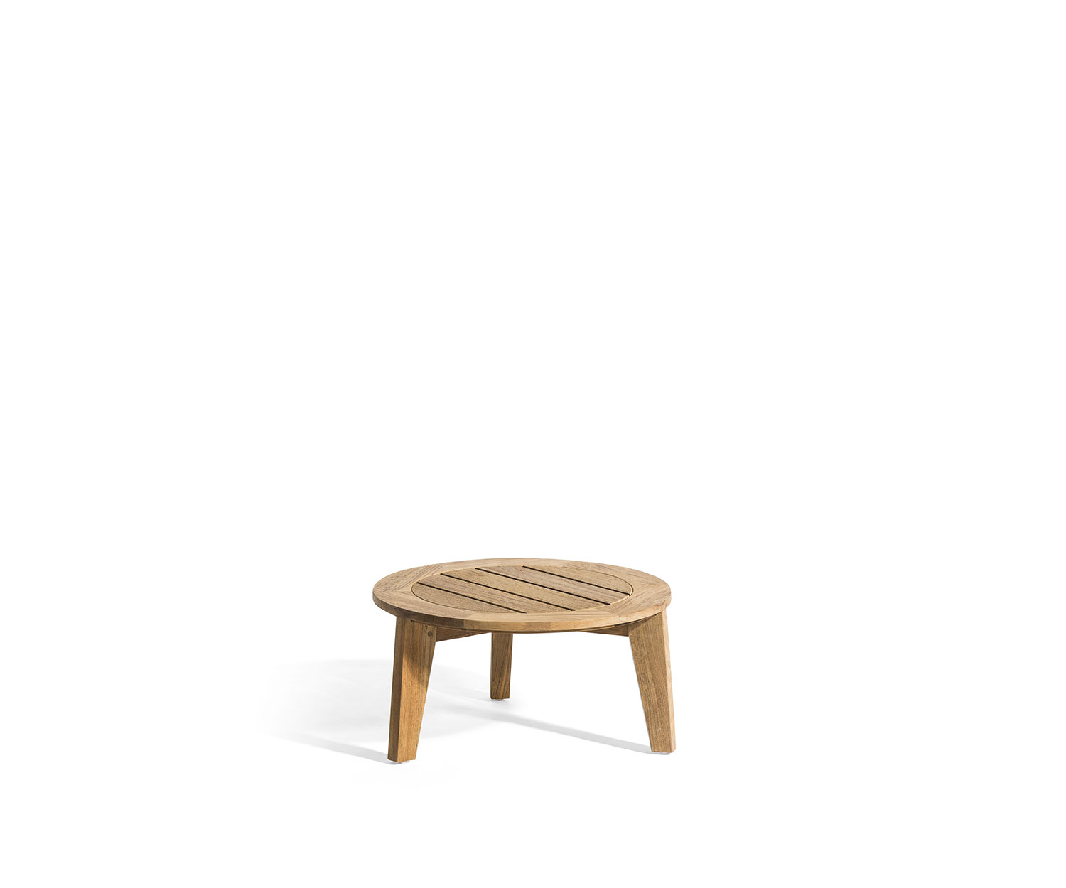 Oasiq Attol Teak Table d'appoint Ø 50cm x H 26 cm