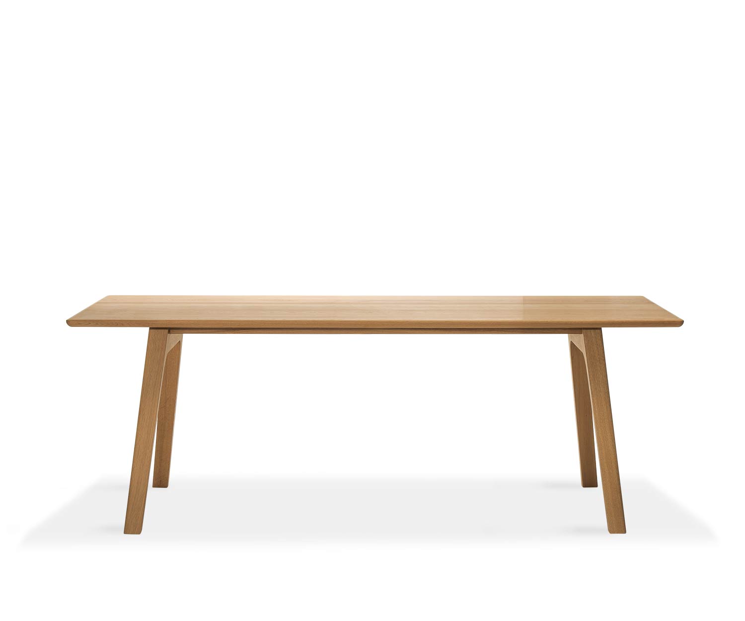 Table de designer exclusive Conde House Ten en chêne massif pour le plateau de table
