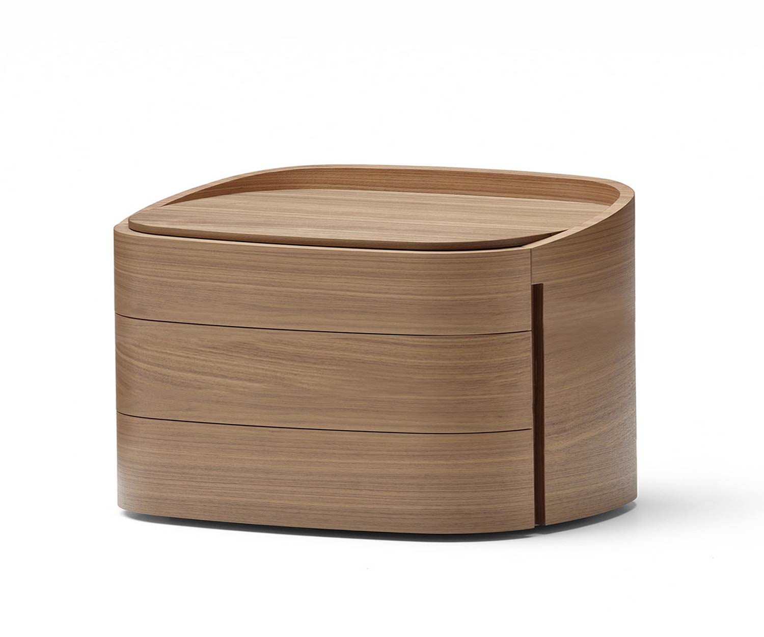 Designer Kommode Round von Livitalia in Walnuss Furnier Designer Kommode Round von Livitalia in Walnuss Furnier