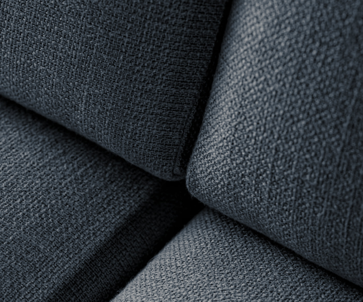 Prostoria Design Pouf Classic de haute qualité en détail tissu gris