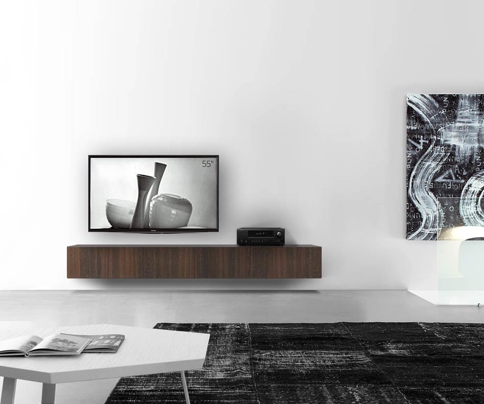 Livitalia Holz Design Lowboard Konfigurator Wand 240 cm 32 cm 46 cm Eiche braun Livitalia Holz Design Lowboard Konfigurator Wand 240 cm 32 cm 46 cm Eiche braun