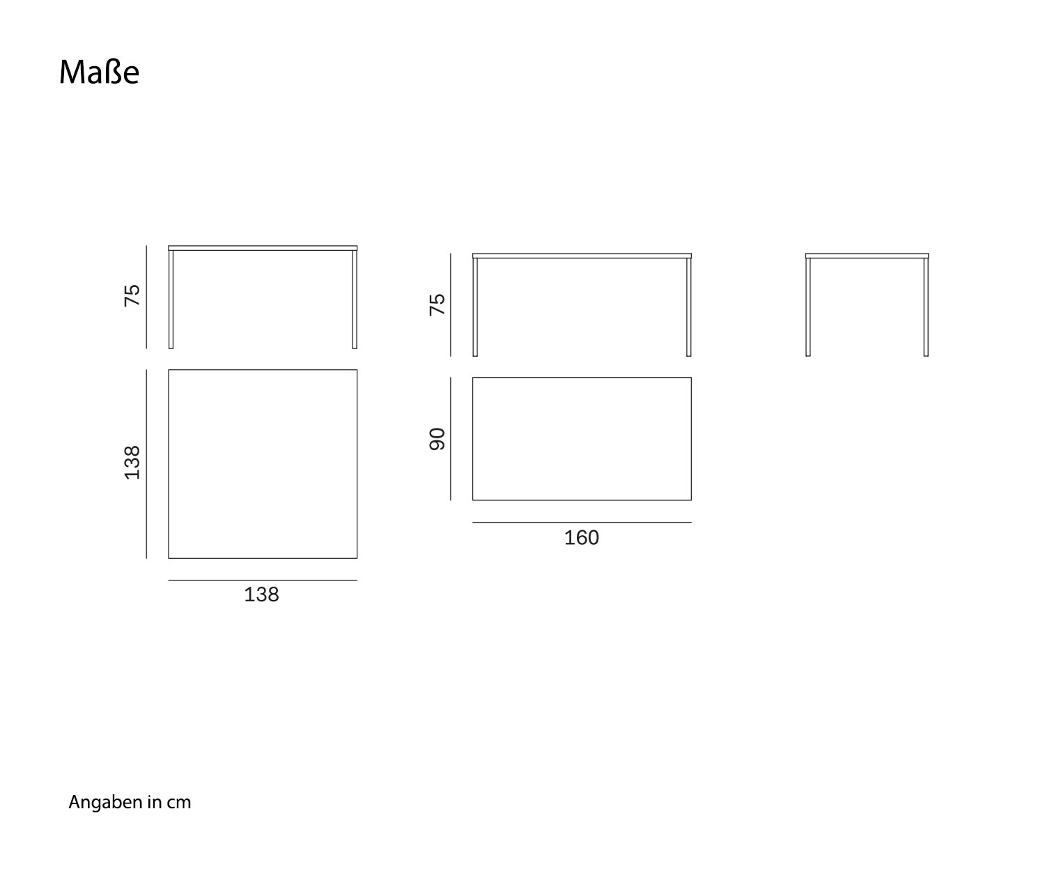 Table moderne Novamobili Design Filo Esquisse Dimensions