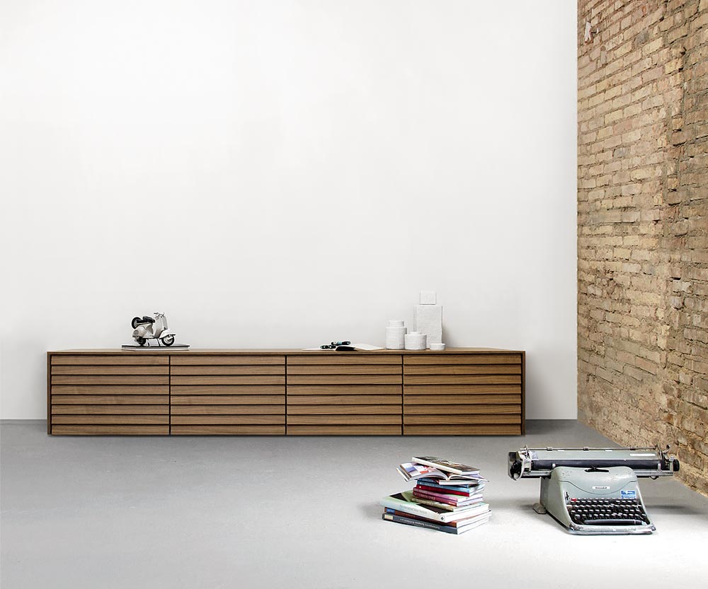 Punt Sussex Sideboard Fond B235 Super Mat Noyer Punt Sussex Sideboard Fond B235 Super Mat Noyer