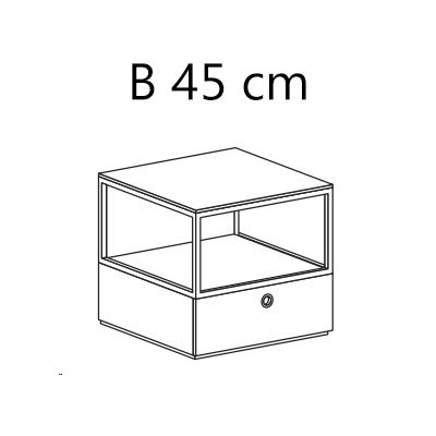 B 45 cm
