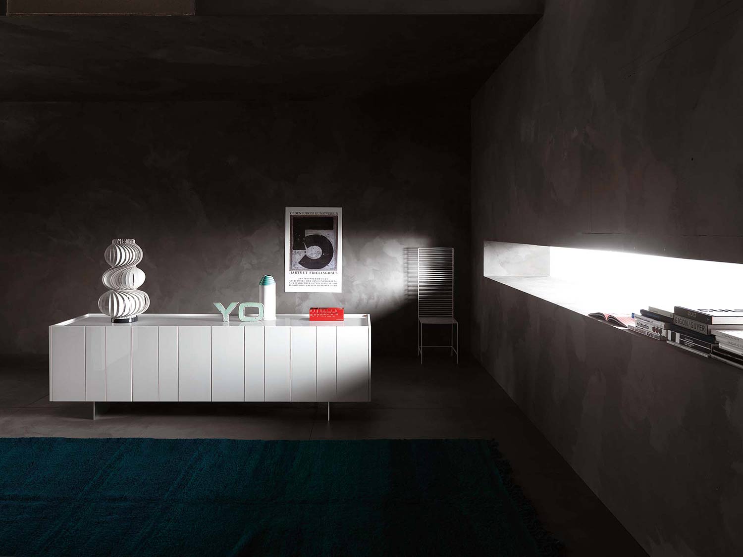 Modernes Sideboard Stripe aus Italien