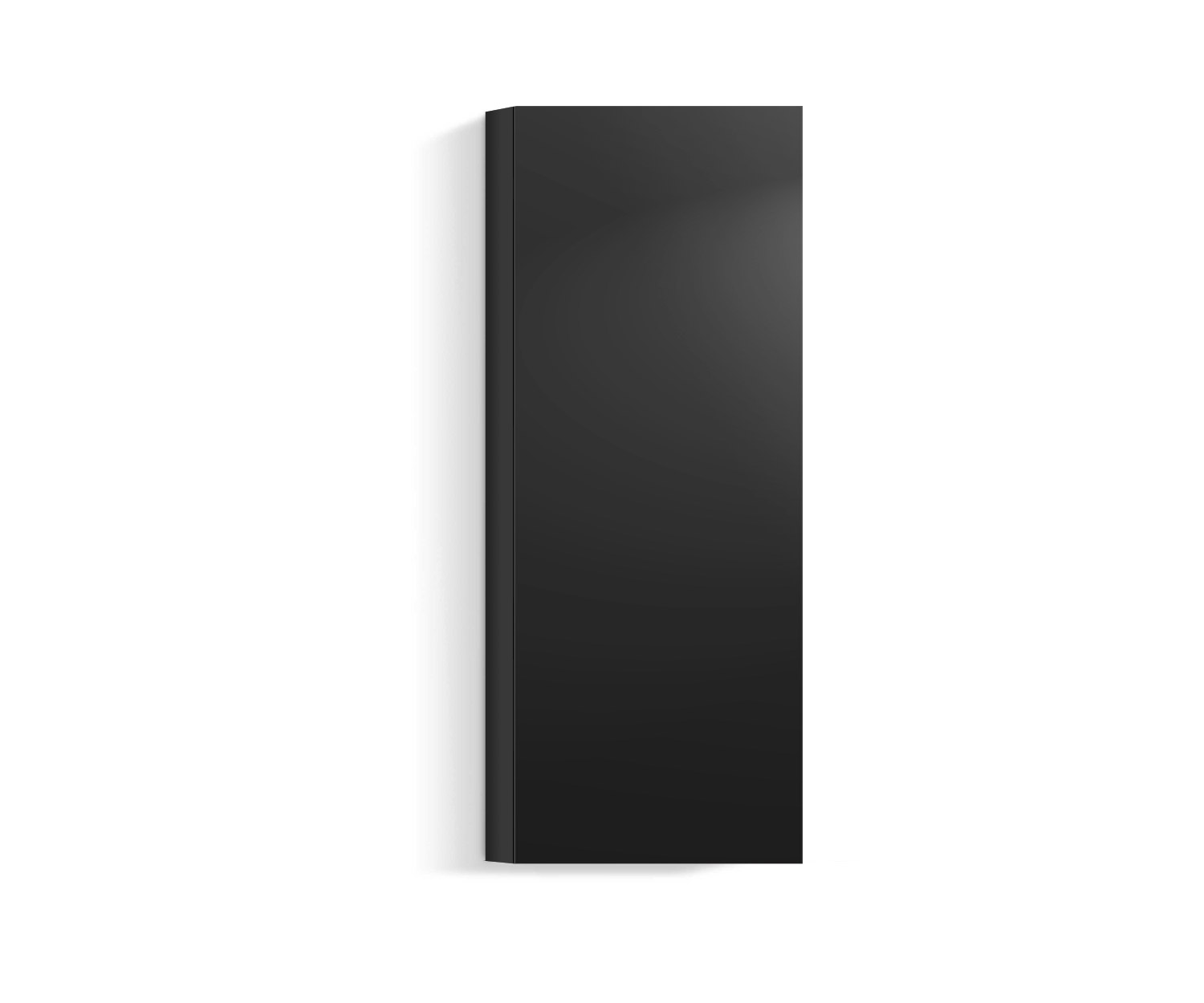 Design Wohnzimmer Hängeschrank Vertikal H160 B60 schwarz318 Design Wohnzimmer Hängeschrank Vertikal H160 B60 schwarz318