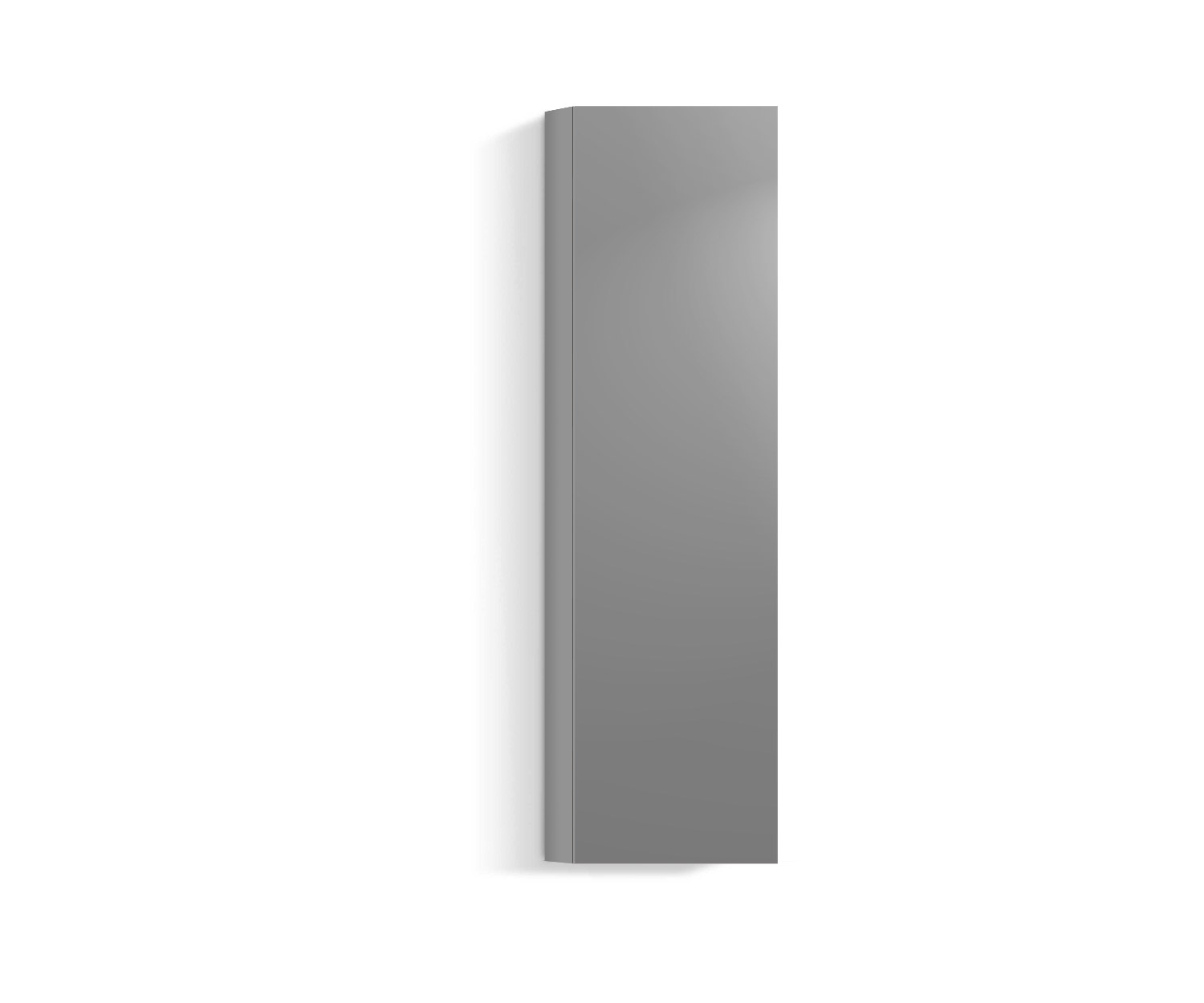 Design Salon Meuble suspendu Vertical H160 L45 gris clair330