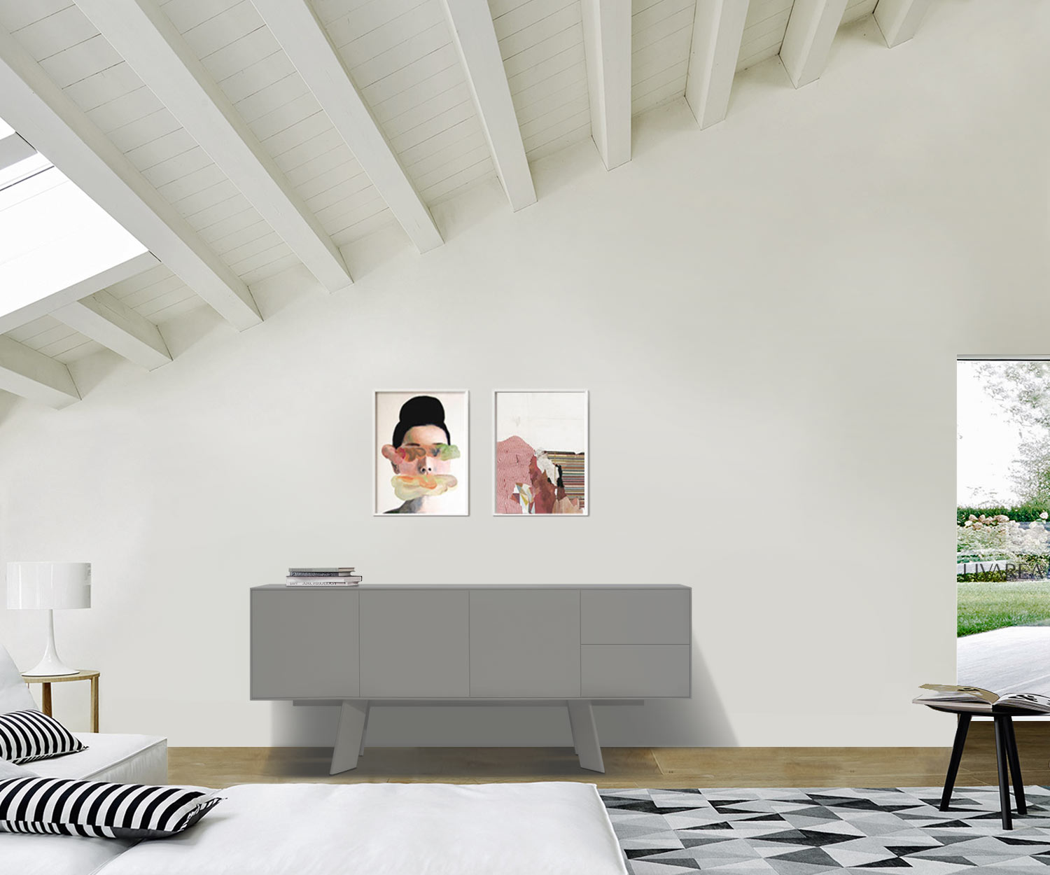 al2 Buffet design Alhambra 003 largeur 180 cm avec 2 tiroirs al2 Buffet design Alhambra 003 largeur 180 cm avec 2 tiroirs