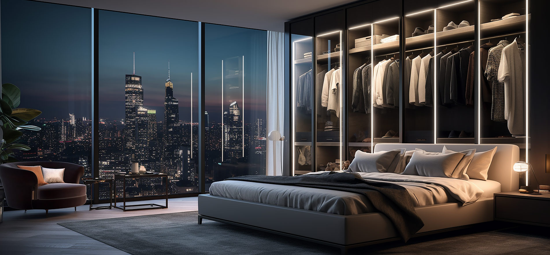 Armoire design porte vitrée Armoire design porte vitrée